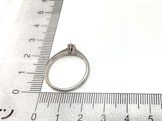 anillo oro 18k con piedra con diamante