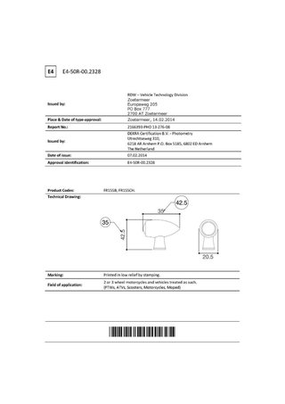 Mini intermitente universal CLUB S C516