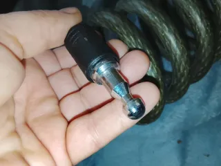 Candado espiral moto con llave