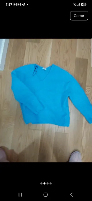 Jersey H&M azul talla XL