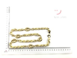 cadena oro 18k 30cm