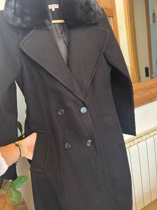 Abrigo Negro Natura Talla M