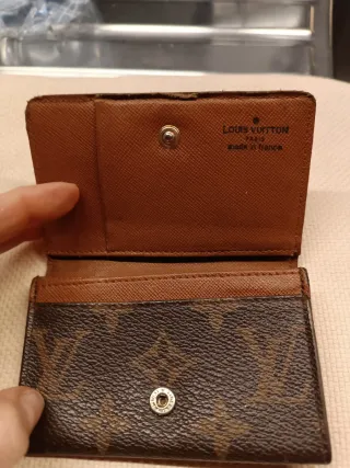 Louis Vuitton porta carte monogram marrone