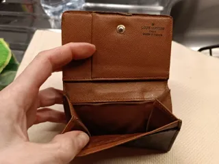 Louis Vuitton porta carte monogram marrone