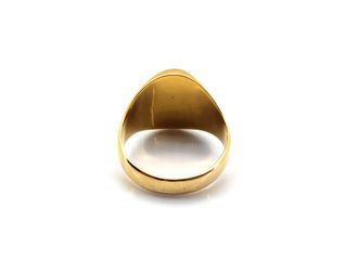 anillo oro 18k con piedra con diamante
