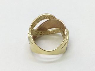anillo oro 18k con piedra con circonita t. 13 (16,88 mm)