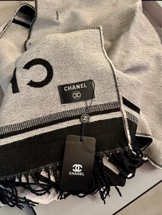 Pañuelo Chanel Blanco