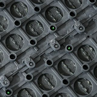 Baldosas de Jardín con Césped Sintético 30X30Cm 10 Piezas, Césped Artificial Realista, Verde