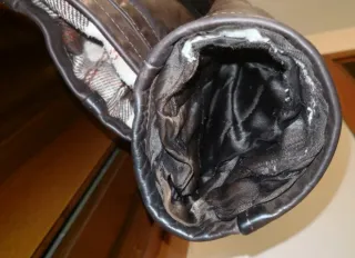 Giacca Pelle Vintage Caterpillar Marrone