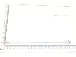 collar plata 925mm con piedra con circonita 19 5cm