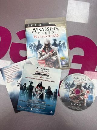 Videojuego PS3 assassins creed la hermandad ps3