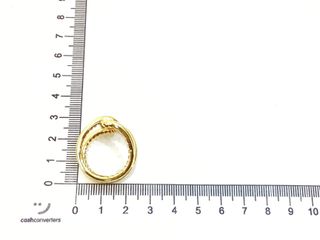 anillo oro 18k con piedra