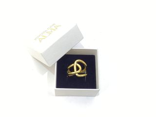 anillo oro 18k con piedra