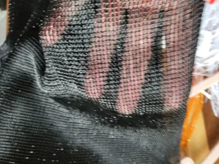 Kimono negro con brillos plateados