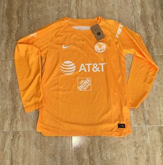 Camiseta Nike Fútbol Naranja Manga Larga