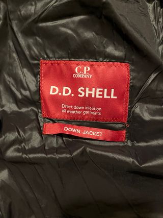 C.P. Company Chaqueta Acolchada y Tejida Negra