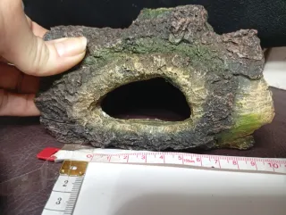 Tronco Decorativo Acuario/Terrario - Cueva Natural