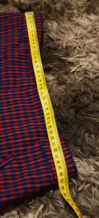 Falda mini cuadros M