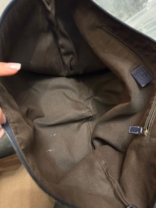 Tracolla Gucci uomo beige/blu