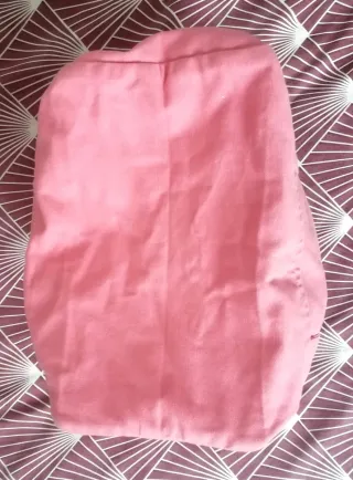 Bolso de Hombro Green Coast color rosa. Algodón