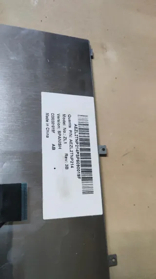 Teclado portátil negro