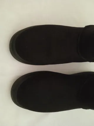 Stivaletti neri camoscio in pelliccia sintetica do