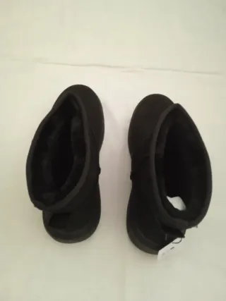 Stivaletti neri camoscio in pelliccia sintetica do