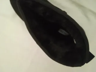 Stivaletti neri camoscio in pelliccia sintetica do