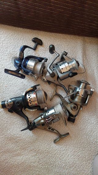 4 cañas de pesca + regalo