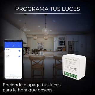 LED ATOMANT Modulo Rele Mini Interruptor WiFi, CON