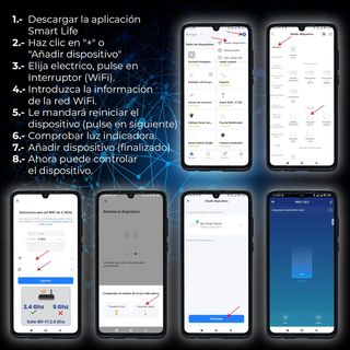LED ATOMANT Modulo Rele Mini Interruptor WiFi, CON