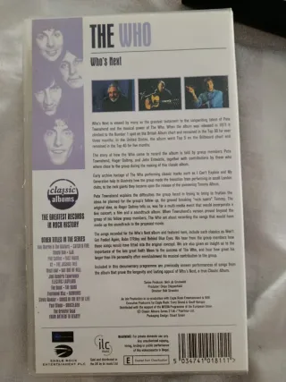 2 VHS John Lennon y The Who