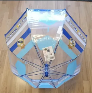 Paraguas Infantil Real Madrid Azul y Blanco