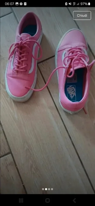 Scarpe Vans Donna Rosa Taglia 37.5