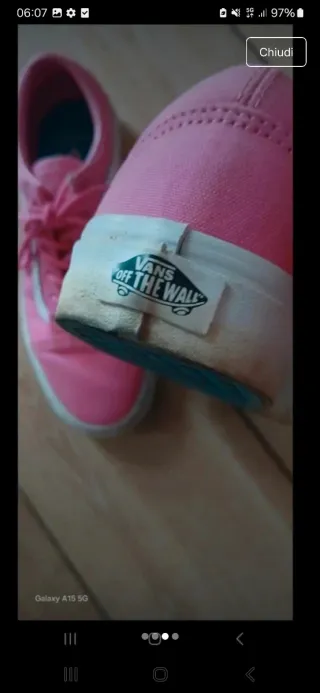 Scarpe Vans Donna Rosa Taglia 37.5