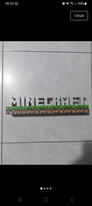 Lampada LED light Minecraft