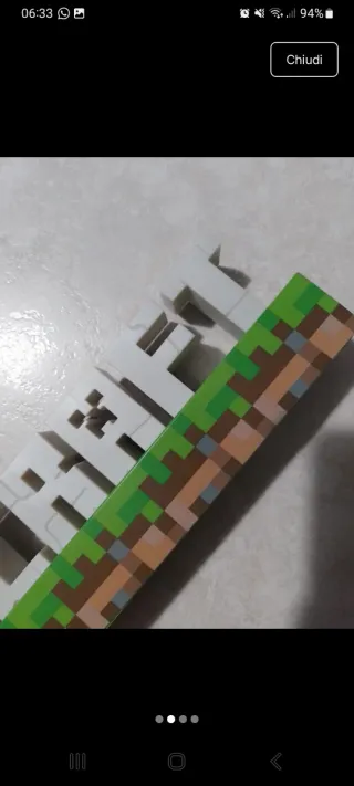 Lampada LED light Minecraft