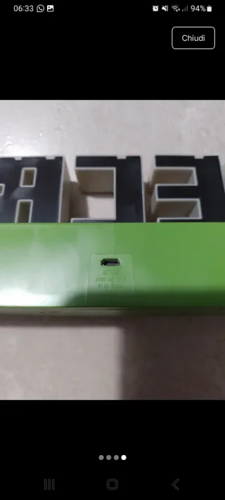 Lampada LED light Minecraft