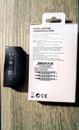 CARGADOR SAMSUNG 45WCARGA RÁPIDA 1MCABLE