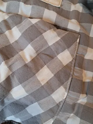 Bolso Maternidad Mayoral Cuadros Gris