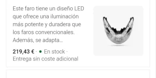 Faro Delantero Honda PCX 2014-2017