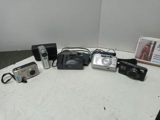 lote de 5 cámaras de fotos