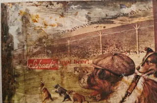 Lamierino pubblicitario Schaefer anni '60