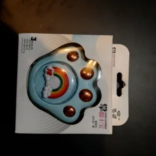 Calentador de manos gato arcoíris HI