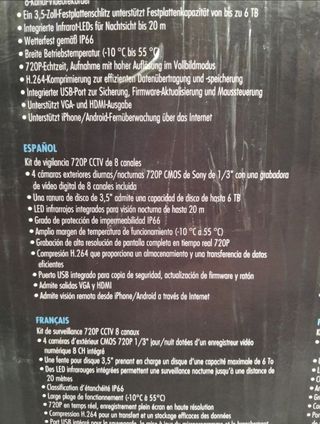 Kit Videovigilancia Concectronic 4 Cámaras 1TB