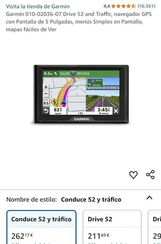 Garmin Drive 52 Traffic GPS