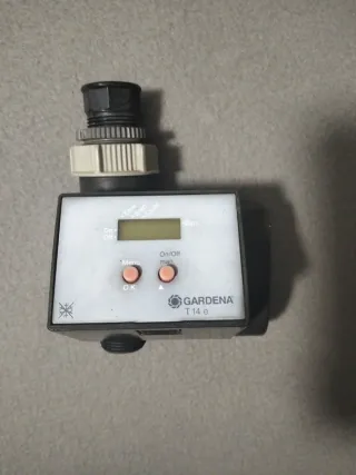 Temporizador de riego Gardena T14 e