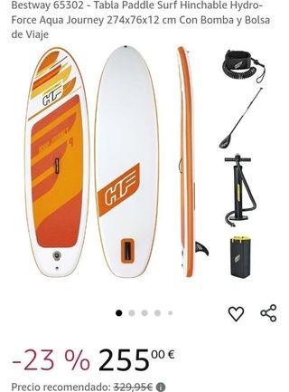 Bestway 65302 - Tabla Paddle Surf Hincha