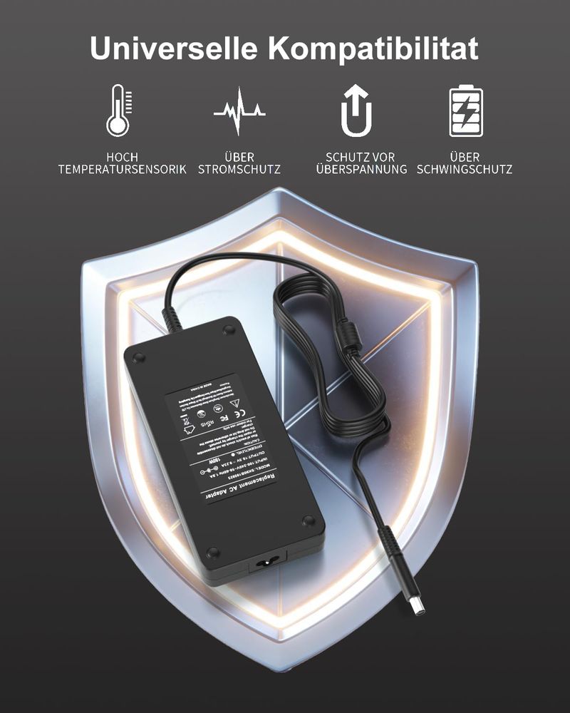 Vanzflow cargador 180W 19.5V 9.23A Dell Dock WD19 afbeelding 6