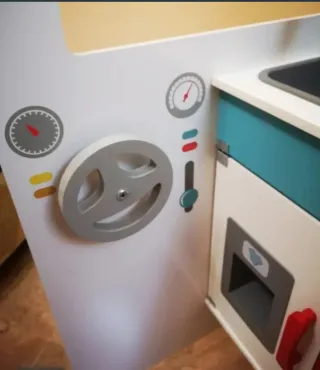 Cocina de madera para niños